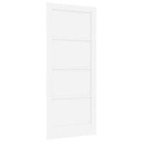 Produktbild för Inredningsdörr Vit 86 x 198,5 cm Plywood