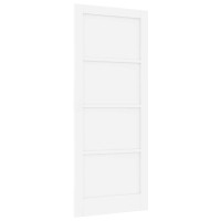 Produktbild för Inredningsdörr Vit 86 x 211 cm Plywood