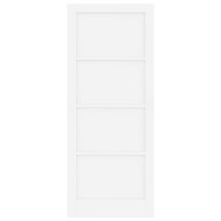 Produktbild för Inredningsdörr Vit 86 x 211 cm Plywood