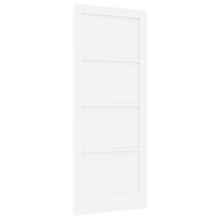 Produktbild för Inredningsdörr Vit 86 x 211 cm Plywood