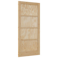 Produktbild för Inredningsdörr Naturlig 93 x 202 cm Plywood