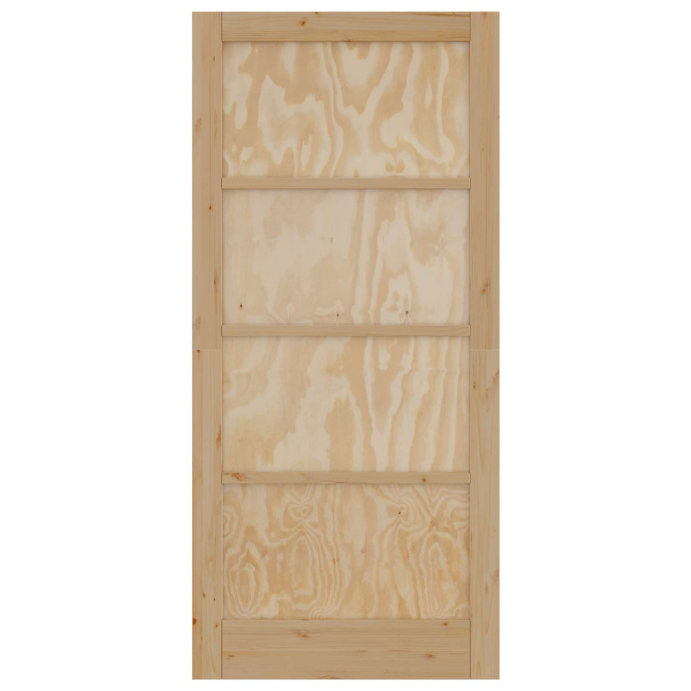 Produktbild för Inredningsdörr Naturlig 93 x 202 cm Plywood