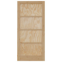 Produktbild för Inredningsdörr Naturlig 93 x 202 cm Plywood