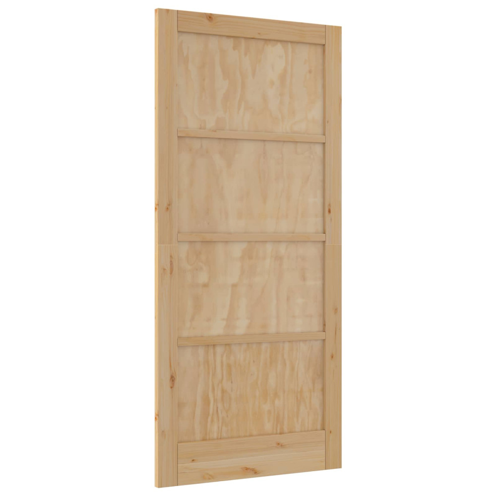 Produktbild för Inredningsdörr Naturlig 93 x 202 cm Plywood