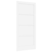 Produktbild för Inredningsdörr Vit 93 x 202 cm Plywood