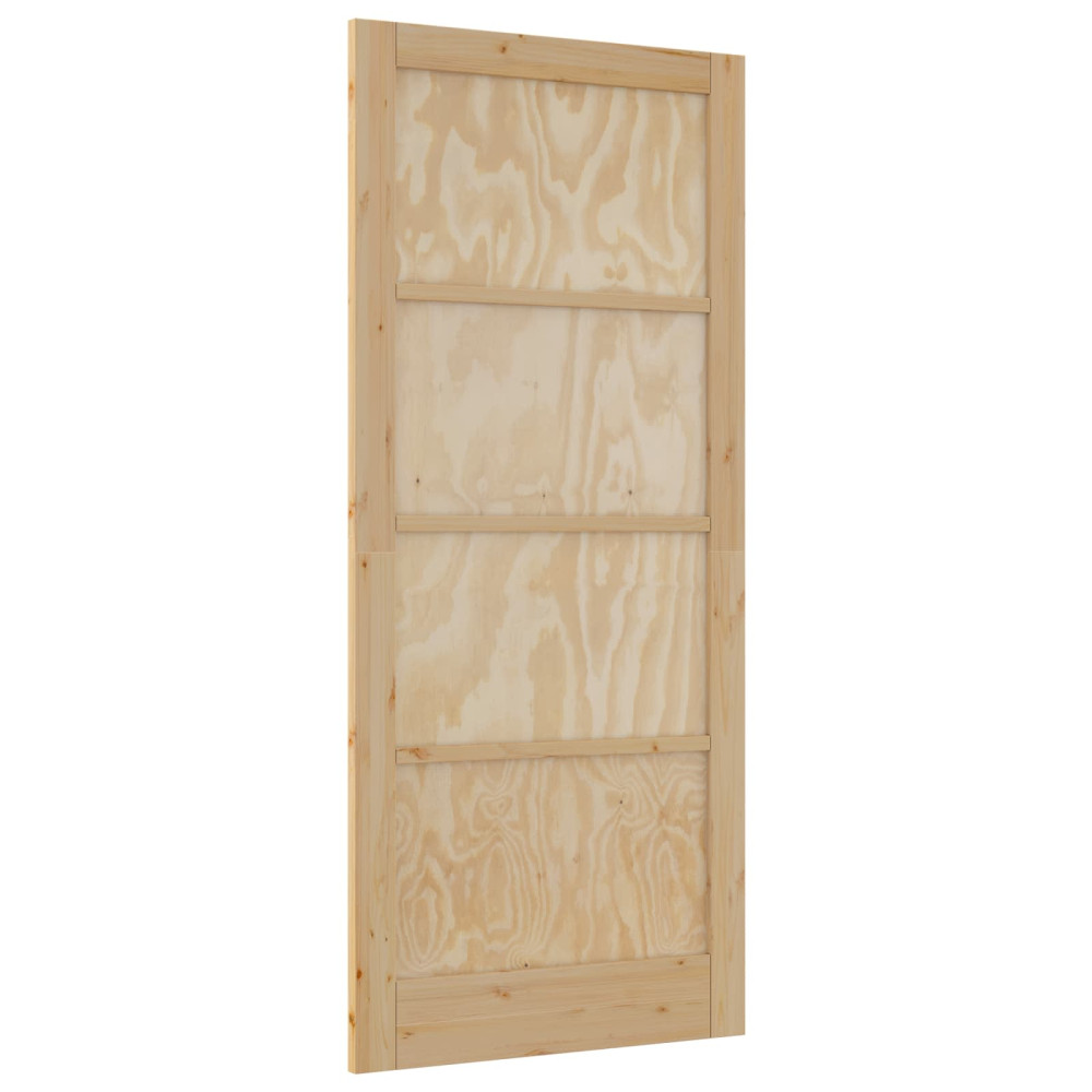 Produktbild för Inredningsdörr Naturlig 93 x 211 cm Plywood