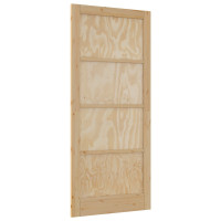 Produktbild för Inredningsdörr Naturlig 93 x 211 cm Plywood