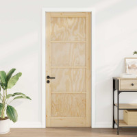 Produktbild för Inredningsdörr Naturlig 93 x 211 cm Plywood