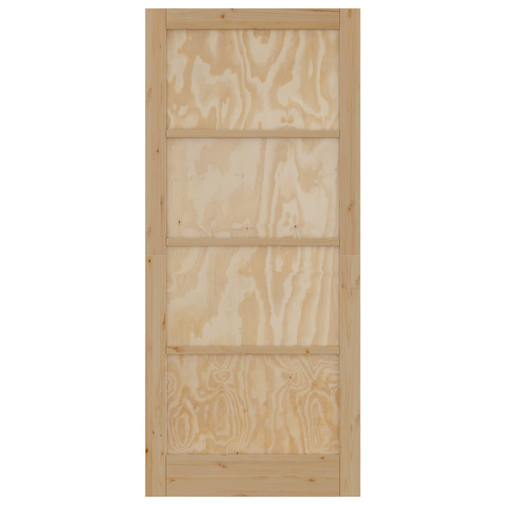 Produktbild för Inredningsdörr Naturlig 93 x 211 cm Plywood