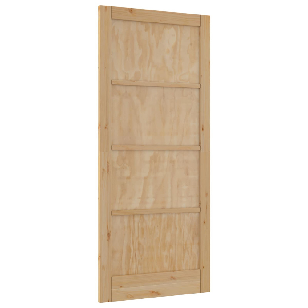 Produktbild för Inredningsdörr Naturlig 93 x 211 cm Plywood