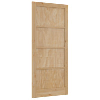 Produktbild för Inredningsdörr Naturlig 93 x 211 cm Plywood