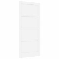 Produktbild för Inredningsdörr Vit 93 x 211 cm Plywood