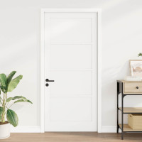 Produktbild för Inredningsdörr Vit 93 x 211 cm Plywood