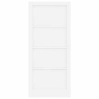 Produktbild för Inredningsdörr Vit 93 x 211 cm Plywood