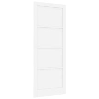 Produktbild för Inredningsdörr Vit 93 x 232 cm Plywood