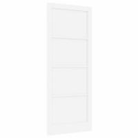 Produktbild för Inredningsdörr Vit 93 x 232 cm Plywood