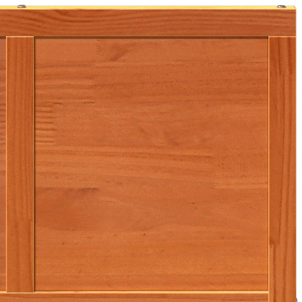 Produktbild för Ladugårdsdörr Vaxad brun 80 x 208 cm Massiv furu