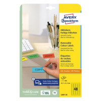 Produktbild för Avery L6041 - etiketter - 960 stk - 21.2 x 45.7 mm