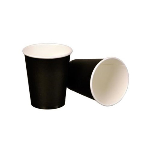 Multi Engångs kaffekopp papper Ø80xH90 mm 25 cl, svart, enkelvägg,...