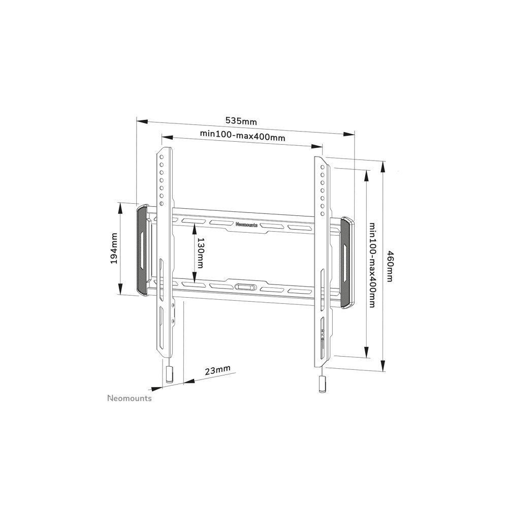 Produktbild för Neomounts WL30-550BL14 monteringssats - för LCD-display
