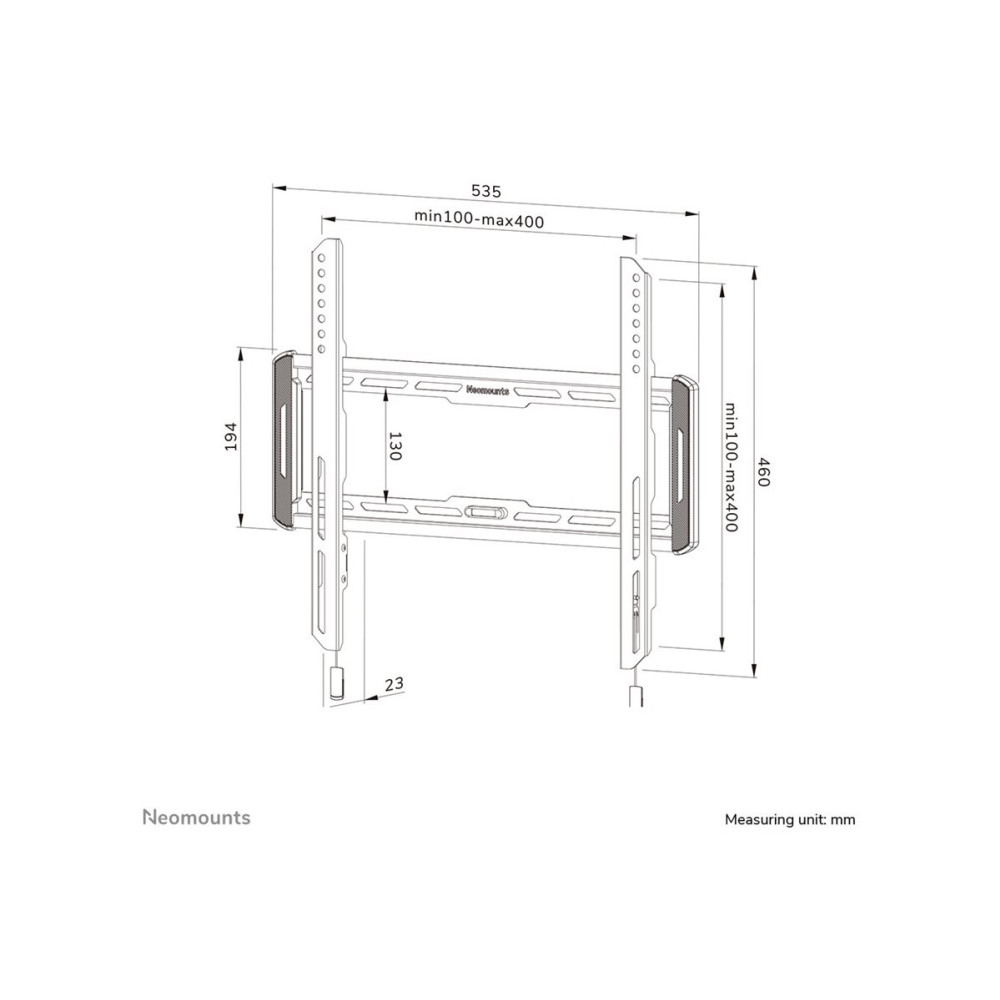 Produktbild för Neomounts WL30-550BL14 monteringssats - för LCD-display