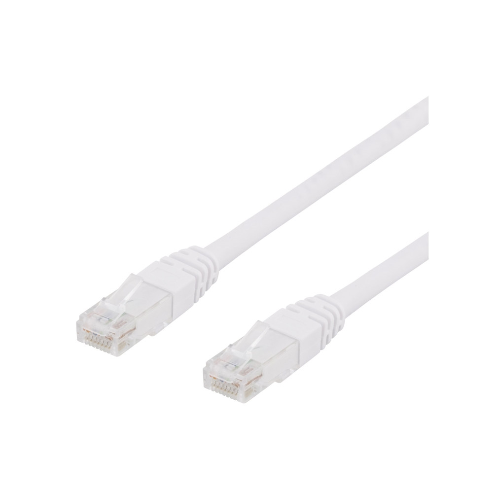 Produktbild för DELTACO patch-kabel - 10 m - vit