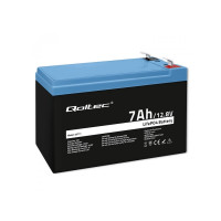 Produktbild för Qoltec - UPS-batteri - 12.8V, BMS, LiFePO4 - LiFePO4 - 7 Ah - 89.6 Wh