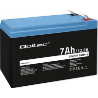 Produktbild för Qoltec - UPS-batteri - 12.8V, BMS, LiFePO4 - LiFePO4 - 7 Ah - 89.6 Wh