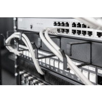 Produktbild för DIGITUS Professional DN-97602 - rackpanel för kabelhantering - 1U - 19"