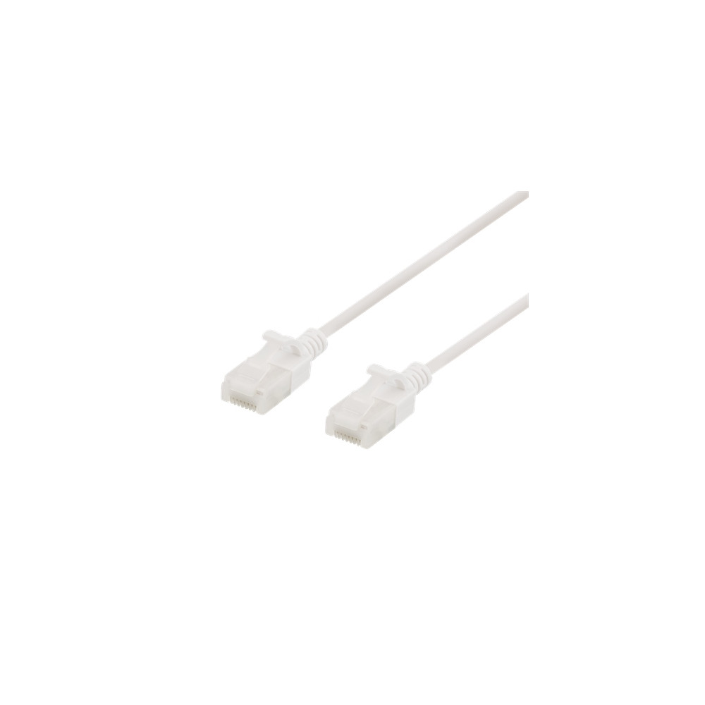 Produktbild för DELTACO patch-kabel - vit