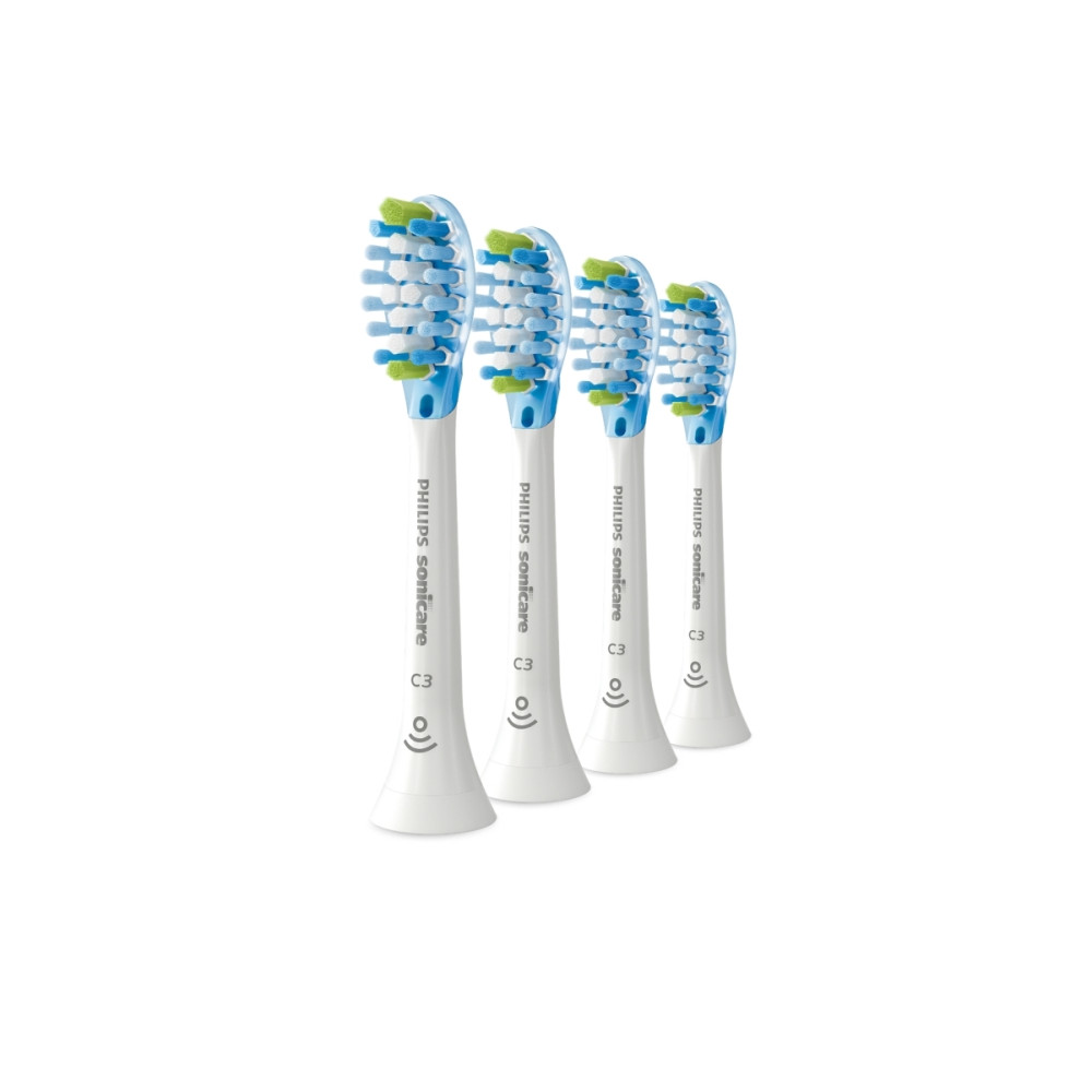 Produktbild för Philips Sonicare C3 Premium Plaque Defence HX9044 - extra tandborsthuvud - vit