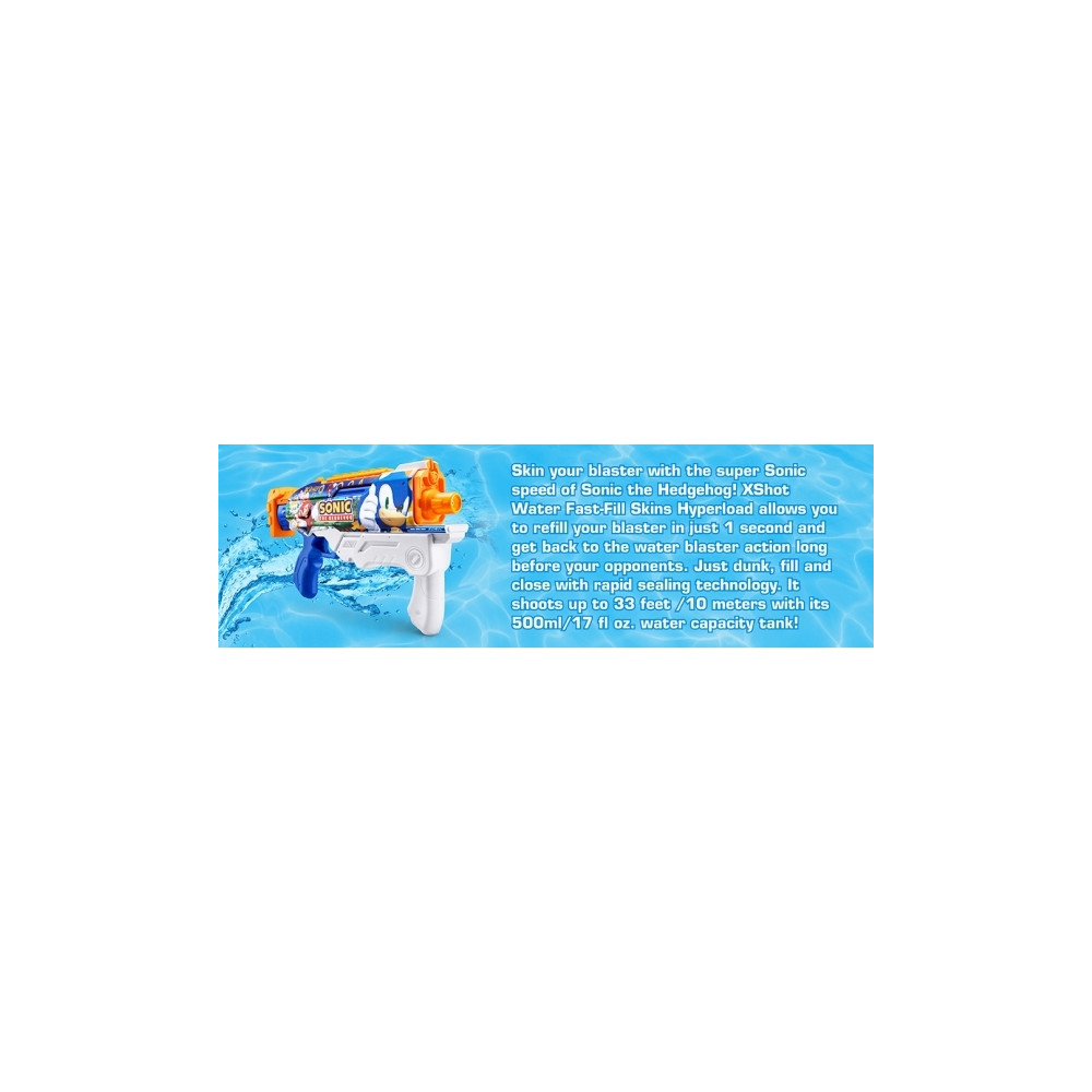 Produktbild för XSHOT Water Fast-Fill Skins Sonic The Hedgehog Hyperload Wat...