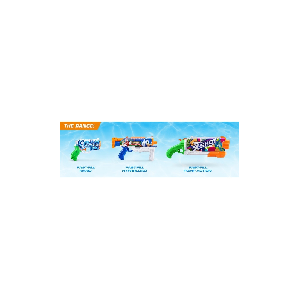 Produktbild för XSHOT Water Fast-Fill Skins Sonic The Hedgehog Hyperload Wat...