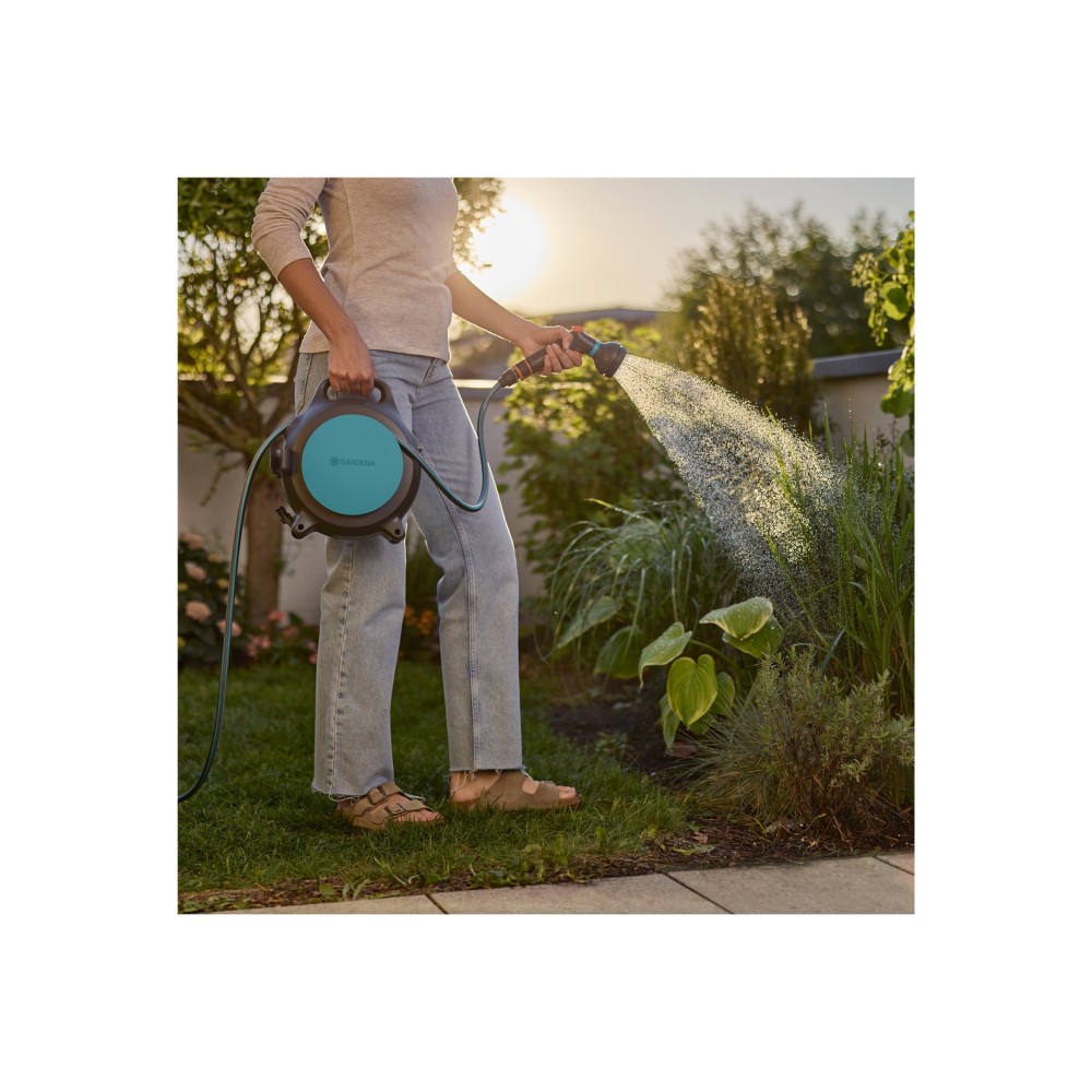 Produktbild för Gardena Ready-to-use Set - slanglåda med slang - 10 m