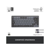Produktbild för Logitech Master Series MX Mechanical Mini - tangentbord - QWERTY - USA, internationellt - grafit Inmatningsenhet