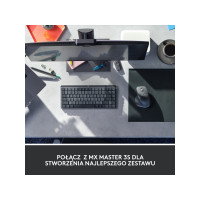 Produktbild för Logitech Master Series MX Mechanical Mini - tangentbord - QWERTY - USA, internationellt - grafit Inmatningsenhet