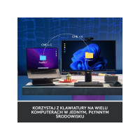Produktbild för Logitech Master Series MX Mechanical Mini - tangentbord - QWERTY - USA, internationellt - grafit Inmatningsenhet