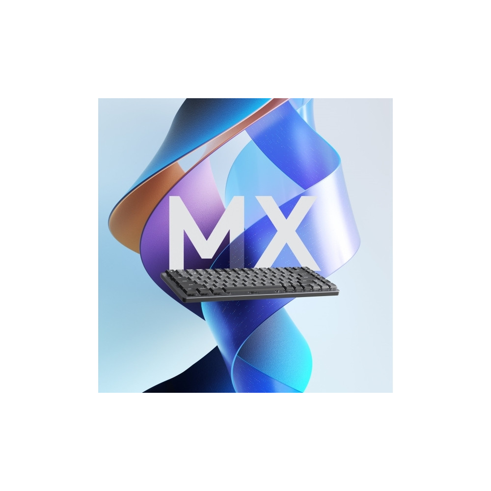 Produktbild för Logitech Master Series MX Mechanical Mini - tangentbord - QWERTY - USA, internationellt - grafit Inmatningsenhet