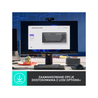 Produktbild för Logitech Master Series MX Mechanical Mini - tangentbord - QWERTY - USA, internationellt - grafit Inmatningsenhet