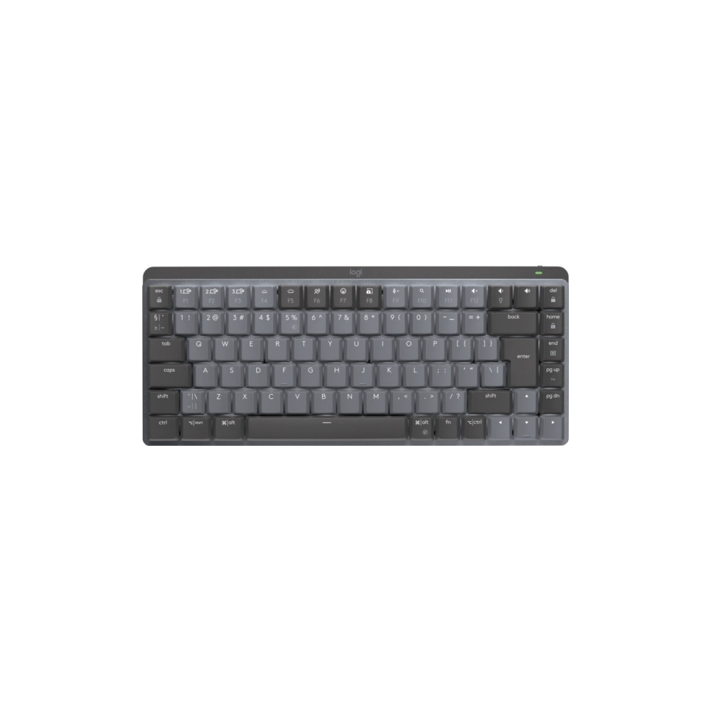 Produktbild för Logitech Master Series MX Mechanical Mini - tangentbord - QWERTY - USA, internationellt - grafit Inmatningsenhet