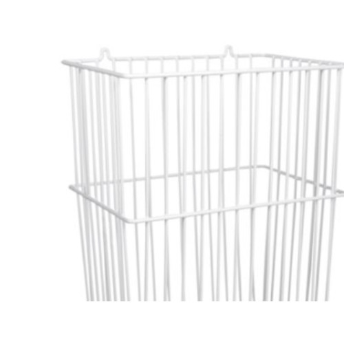 Abena Trådställ vit för avfall 40x34x23 cm, förberett för väggmont...