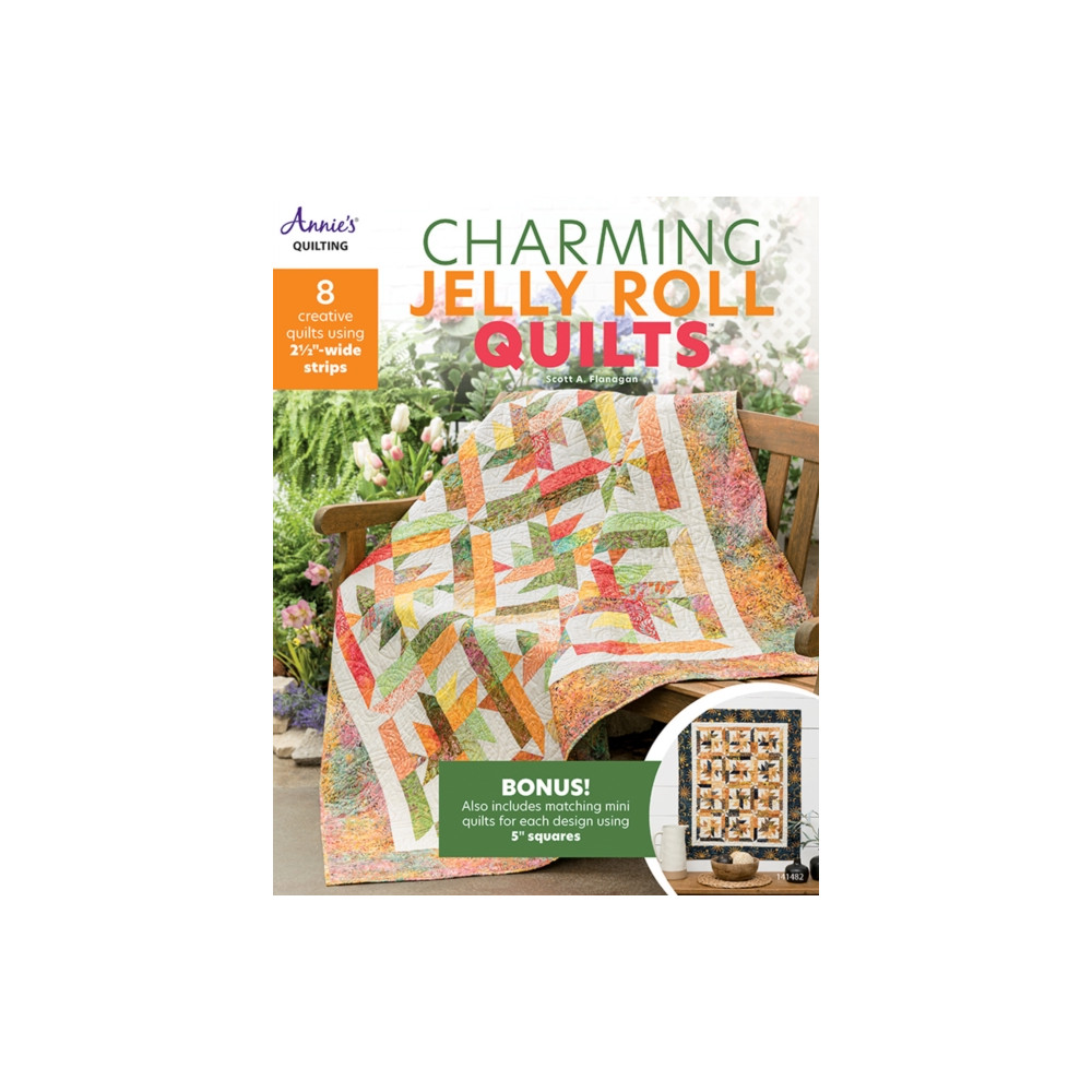 Produktbild för Charming Jelly Roll Quilts (häftad, eng)
