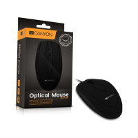 Produktbild för Canyon CNE-CMS1 - mus - USB - svart