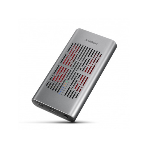 AXAGON AXAGON USB-C 20Gbps Dual M.2 NVMe SSD CLONE MASTER-hölje | E...