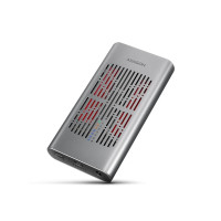 Produktbild för AXAGON USB-C 20Gbps Dual M.2 NVMe SSD CLONE MASTER-hölje | E...