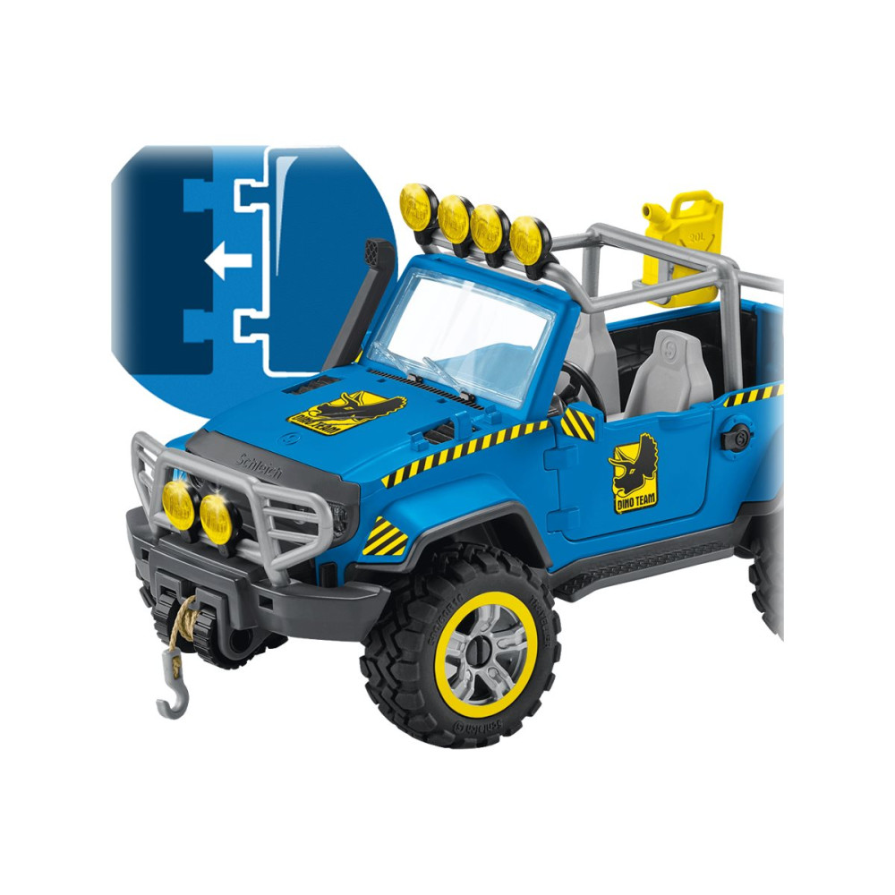 Produktbild för Schleich Dinosaurs - Off-Road Vehicle with Dino Outpost
