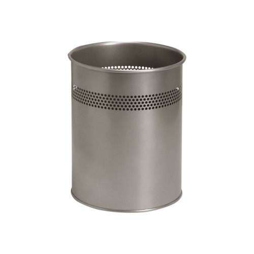 TWINCO TWINCO A/S - avfallskorg - 15 L - metall - silver
