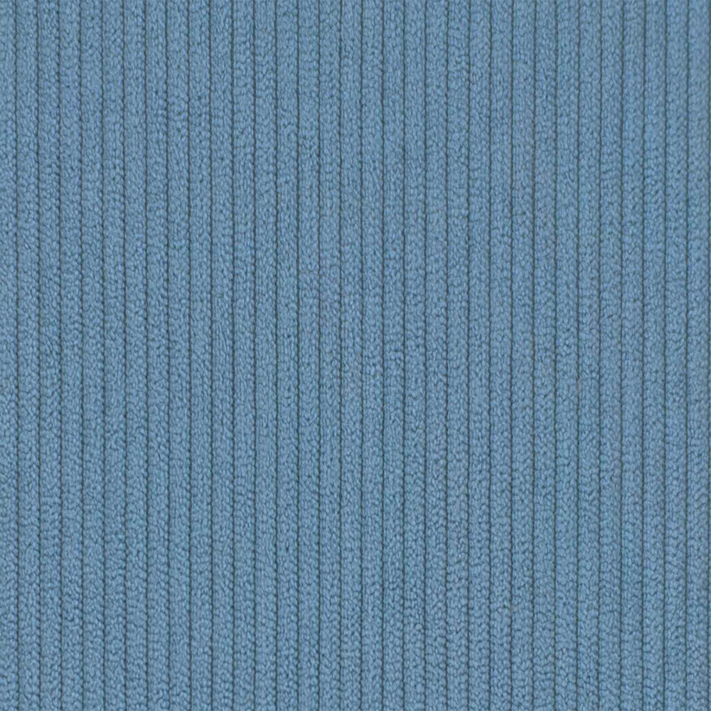 Produktbild för Klädd bänk med ryggstöd Blå 110 x 60 x 76 cm Kordread tyg