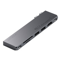 Produktbild för Satechi Pro Hub Slim - dockningsstation - USB-C x 2 - HDMI