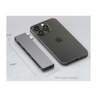 Produktbild för Satechi Pro Hub Slim - dockningsstation - USB-C x 2 - HDMI